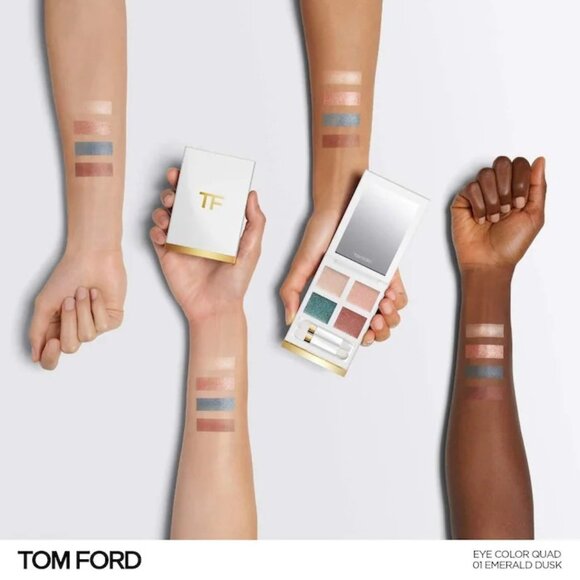Tom Ford Soleil Eyeshadow Quad in Emerald Dusk - Picture 4 of 4